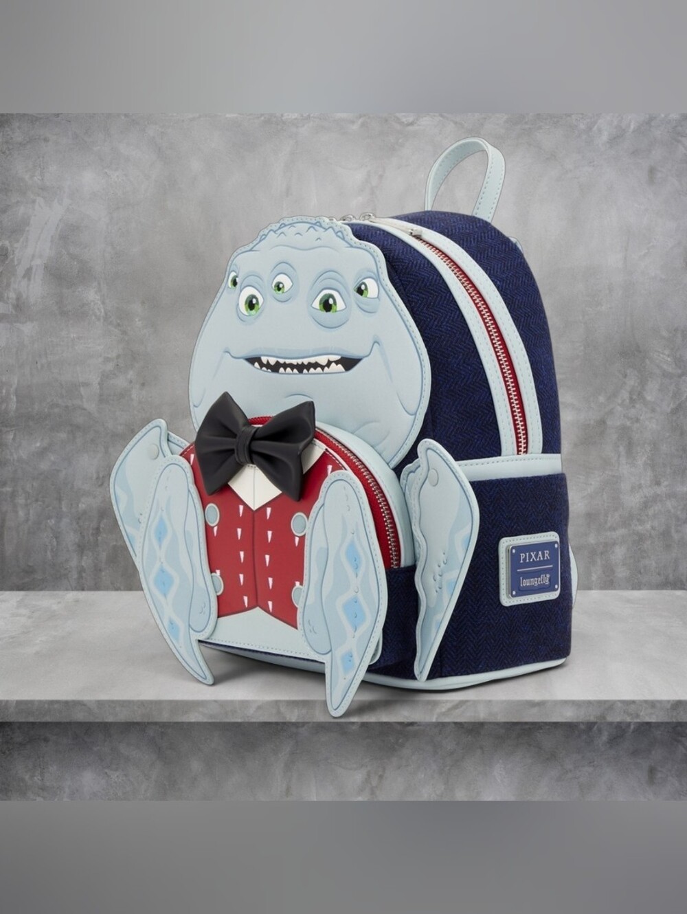 NWT Loungefly Pixar Monsters, Inc. Henry J. Waternoose Cosplay Mini Backpack - Picture 4 of 6